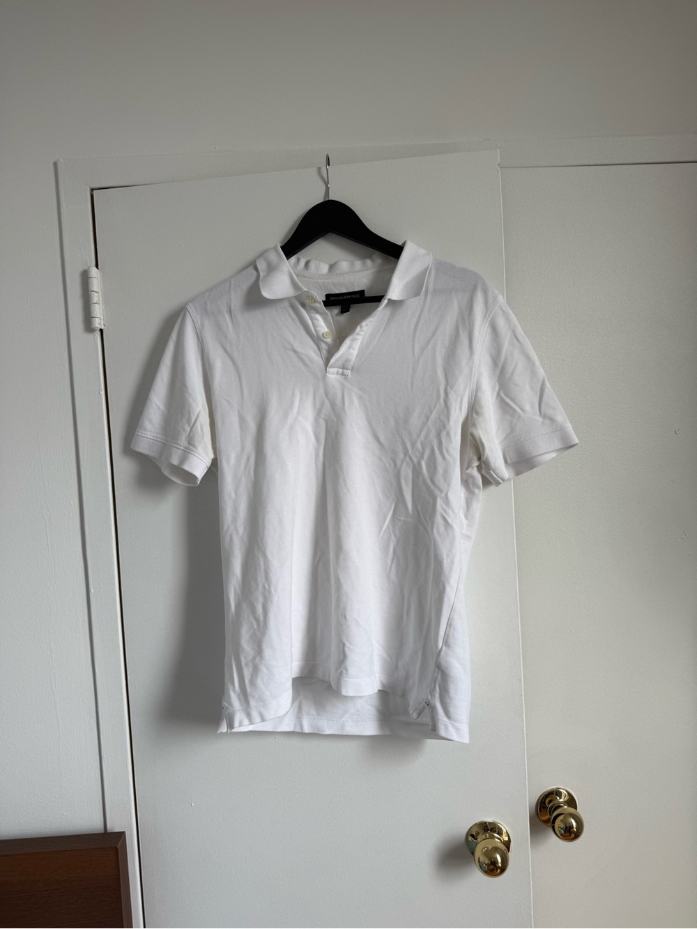 Banana Republic Classic White Men’s Polo Shirt